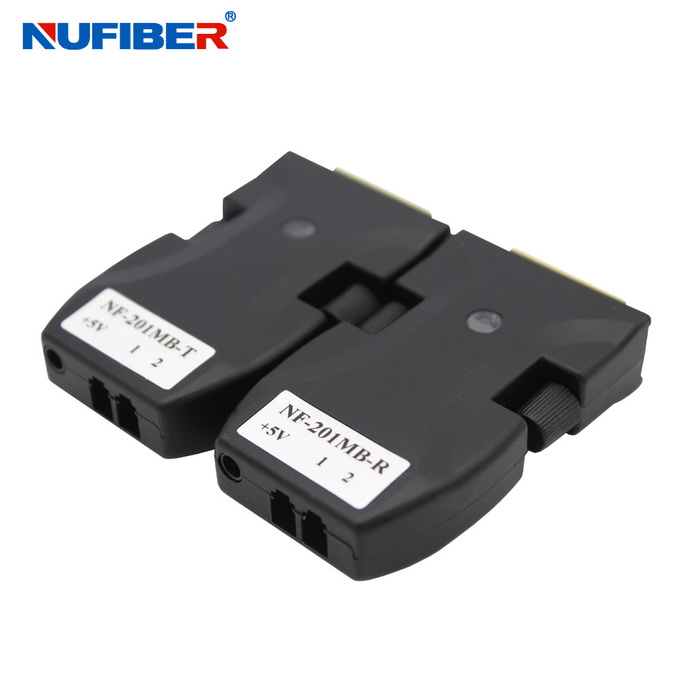 Mini Dvi Fiber Optic Extender EDID MM 2xLC 500meters support 4Kx2K 1080P