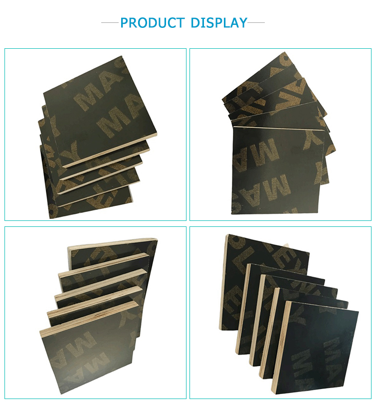 Multi Layer Film Faced Plywood Sheets With ISO9001 Certification 915mm*1830mm
