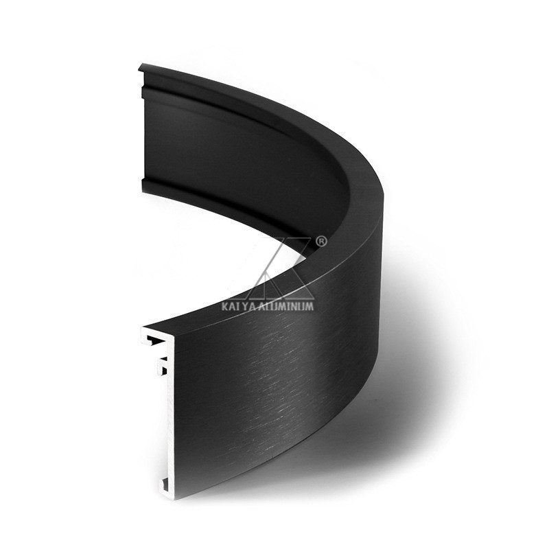 6063 T5 Brushed Surface Aluminium Mirror Frame Profile For LED Picture Photo