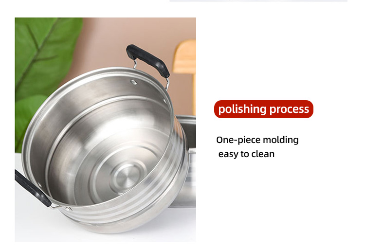 American Style 5 Pcs Kitchen Cookware Set Stainless Steel Nonstick Cooking Pot Sets With Lid