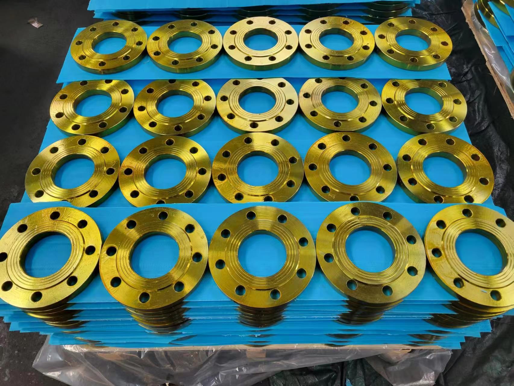 BS4504 DIN Pn16 Plate RF 304 Stainless Steel Flange 316L For Petrochemical Industry
