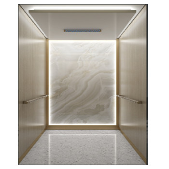 Stainless Steel Villa Lift 1.0 - 4.0m/s VVVF Control Household Elevator