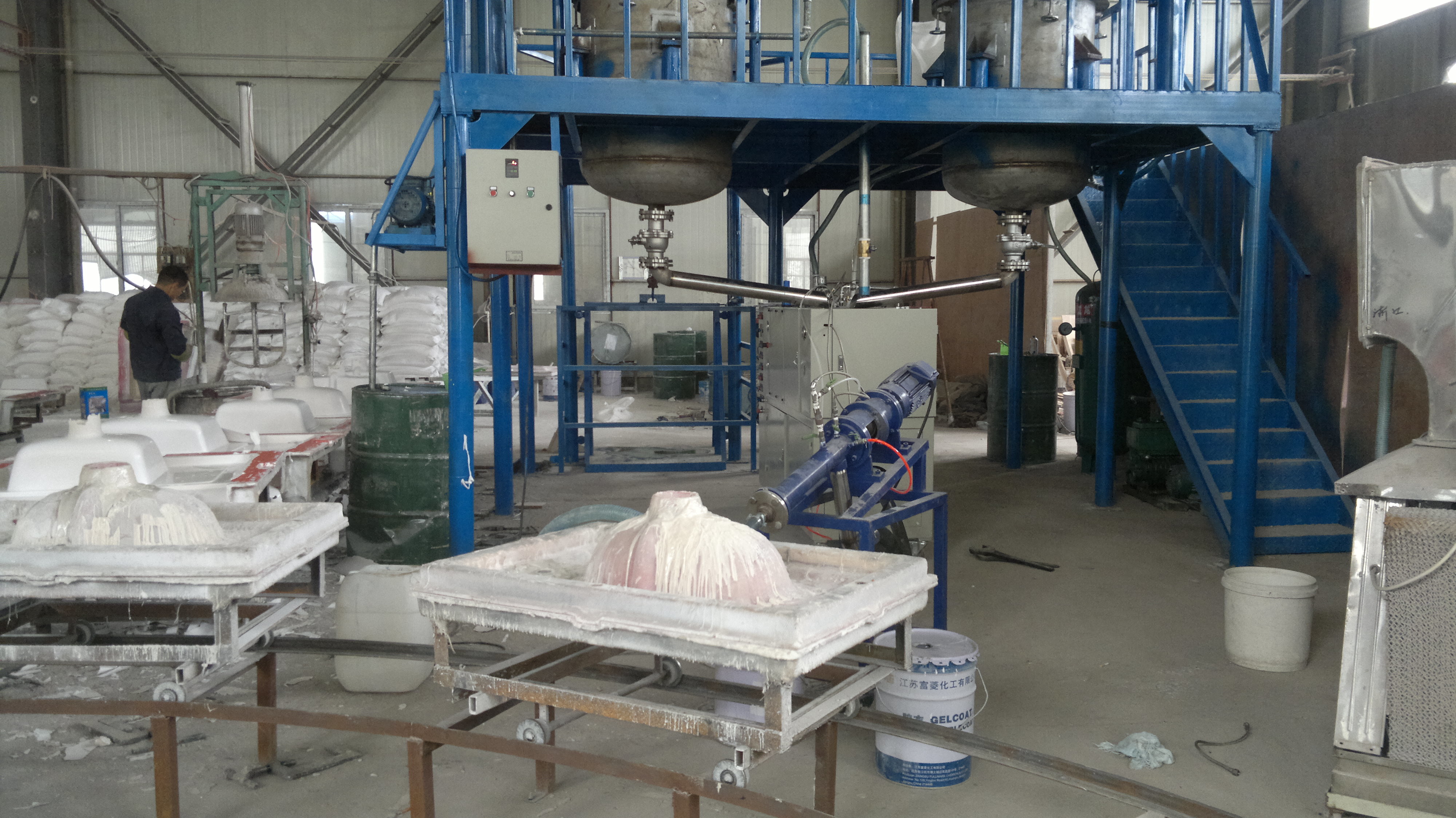 artificial stone sink inject machine
