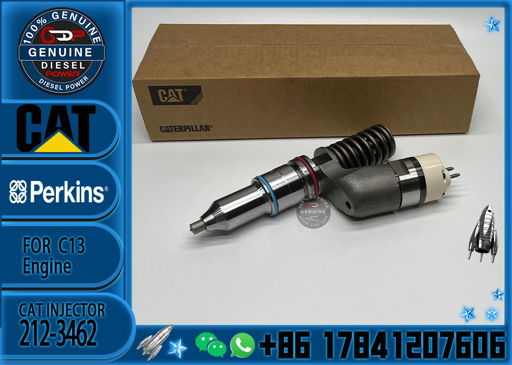 Excavator Engine Fuel Injector 2123462 212-3462 For Caterpillar CAT C12 C13 C15 Engine Parts