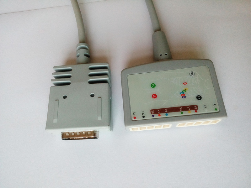 Burdick 10 Leads EKG Cable 4.0/3.0 IEC Standard DB15 Pin EK-10 Talex Free