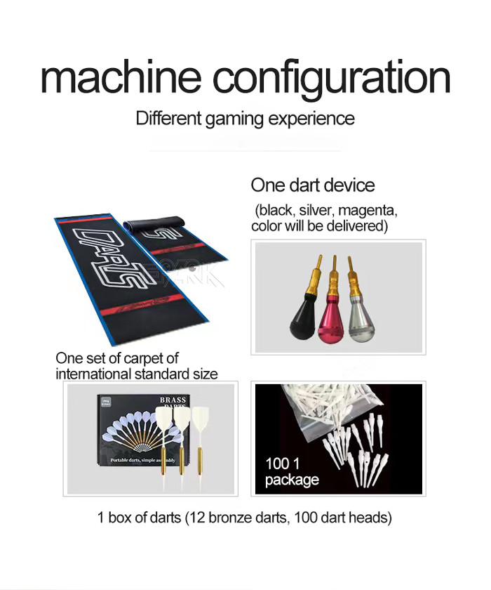 60W 50HZ Mini Darts Sports Game Machine For Entertainment