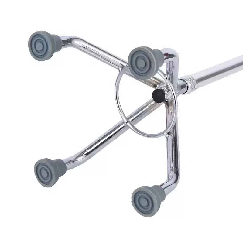 Walker & Rollator cruch walker Mobility Aluminum Alloy Stainless Steel Crutch Elderly Adjustable Walking Stick