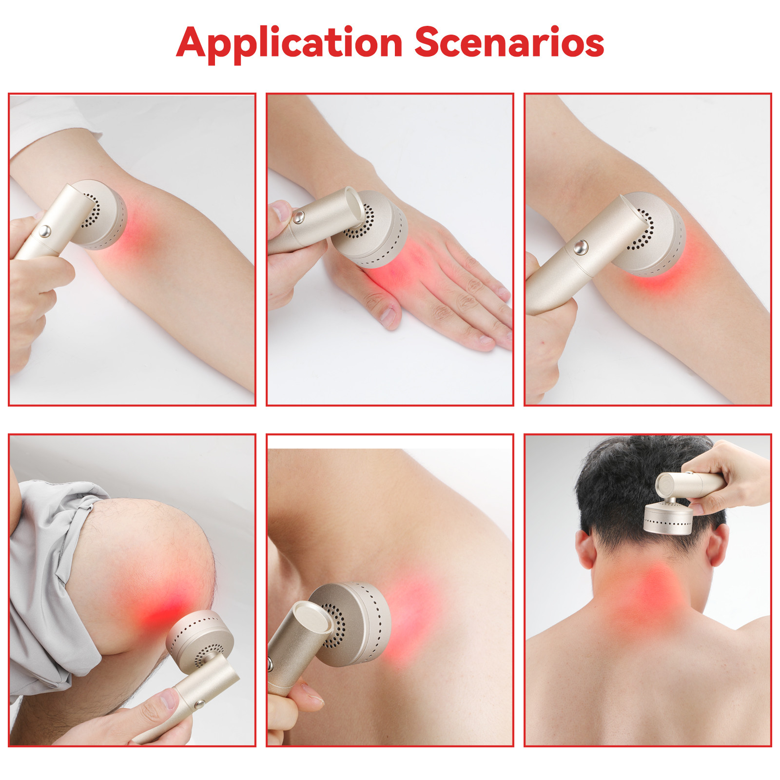 FCC 140pcs LED Infrared Red Light Therapy Lamp With 2500mAh Battery
