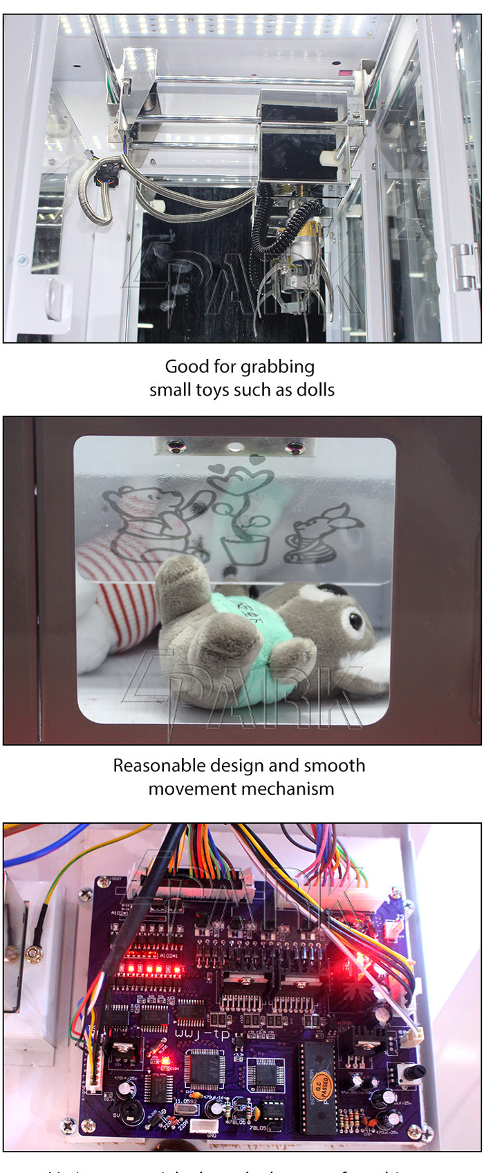 Shopping Mall Soft Toy Claw Arcade Game Machine