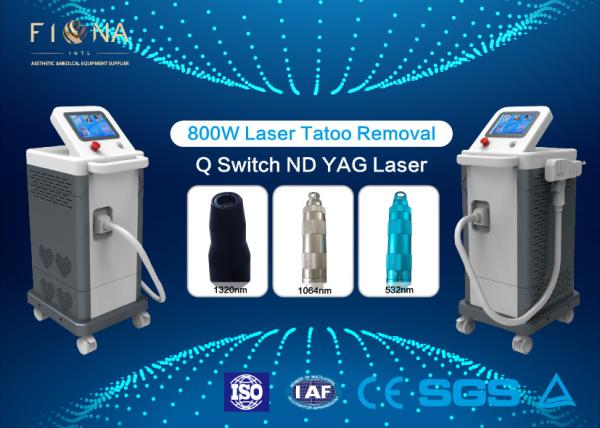 Picosecond Laser Q Switched ND YAG Laser Tattoo Machine Fractional With Cooling