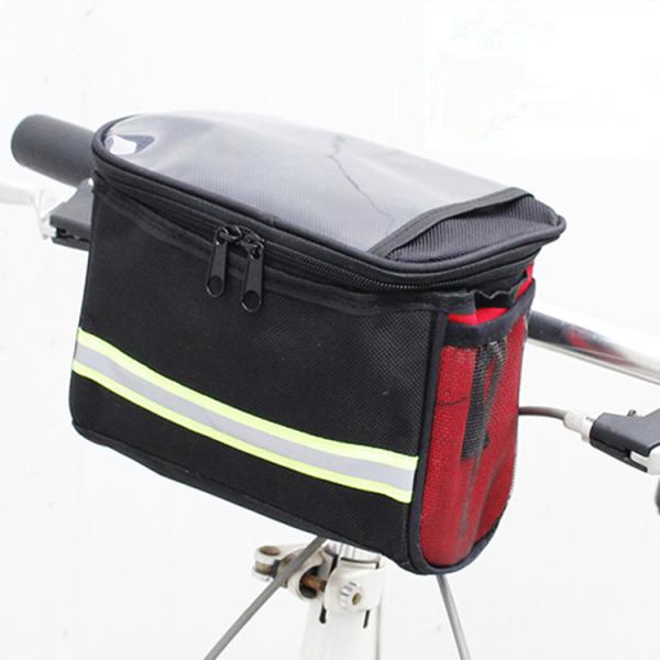 Front Handlebar Bag Bike Frame Pannier Organizer Pouch MTB Waterproof Phone Bags