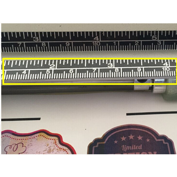 Non Jam Sticker Label Cutting Machine Half Cut / Full Cut Optical Sensor Scan