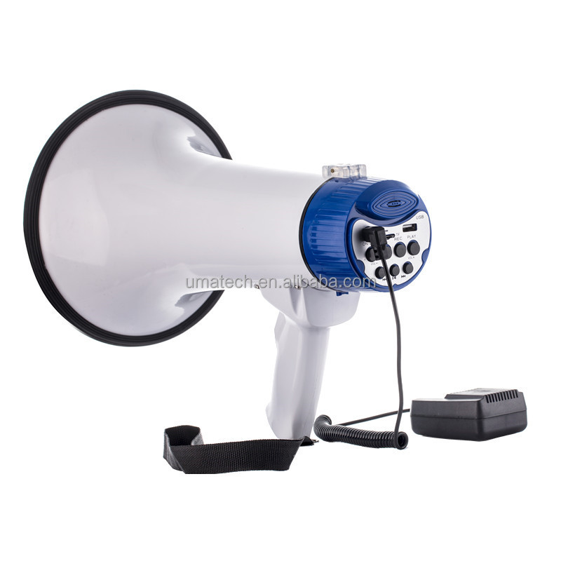 Full-Range Audio Crossover 40W Handheld Bullhorn Megaphone Speakers for Communication