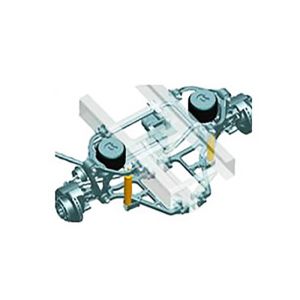 Independent Suspension Double A Arm Structure Wide Air Spring Span Applicable