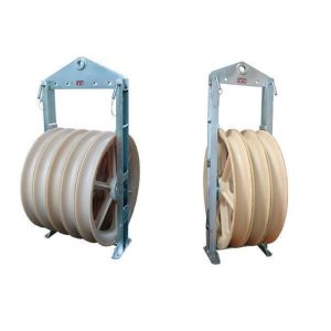 Large Diameter Conductor Cable Pulling Pulley Stringing Block MC Nylon Block