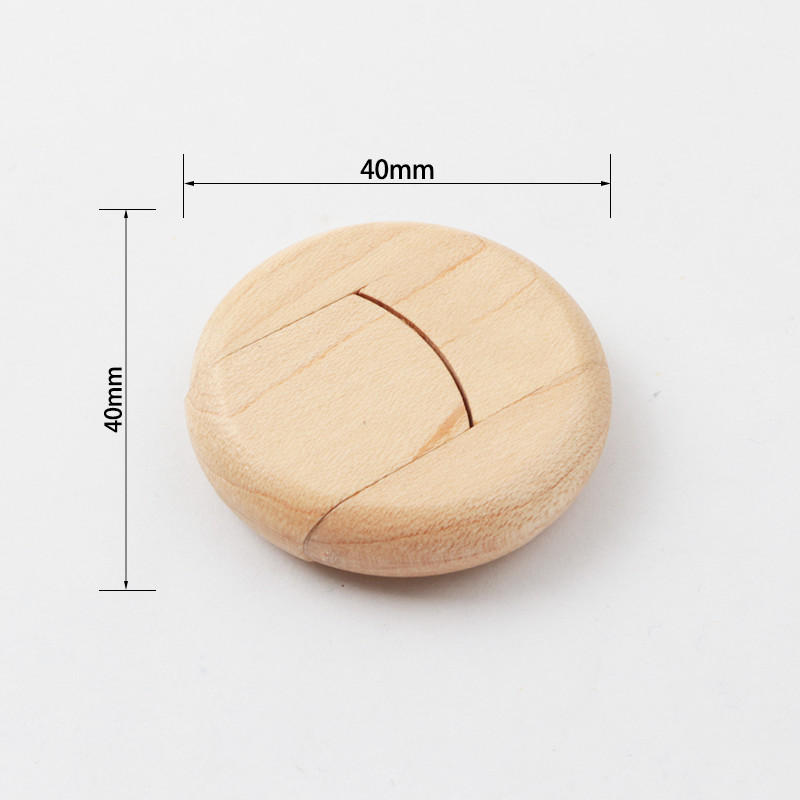 360 Drgee Twist Wooden USB Flash Drive 2.0 15MB/S Embossing logo
