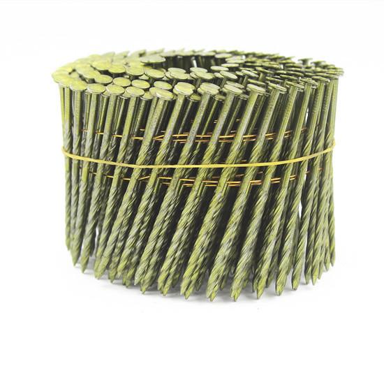 Steel Air Coil Nail 2.5*75mm 16 Degree Galvanized Wire Welded Nails for