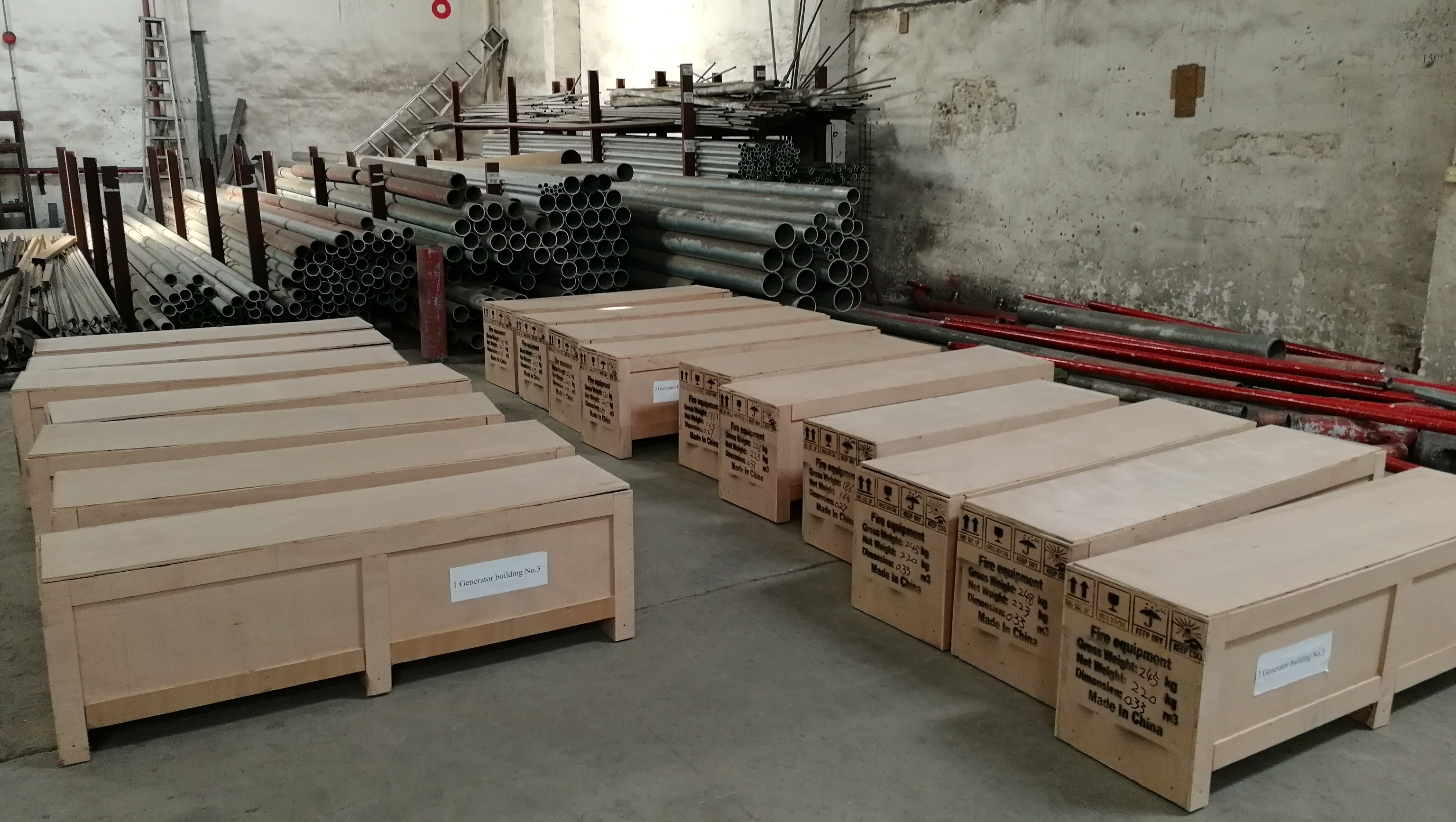 15MPa IG100 Nitrogen Fire Suppression Device Pipe Network Type 16.04kg
