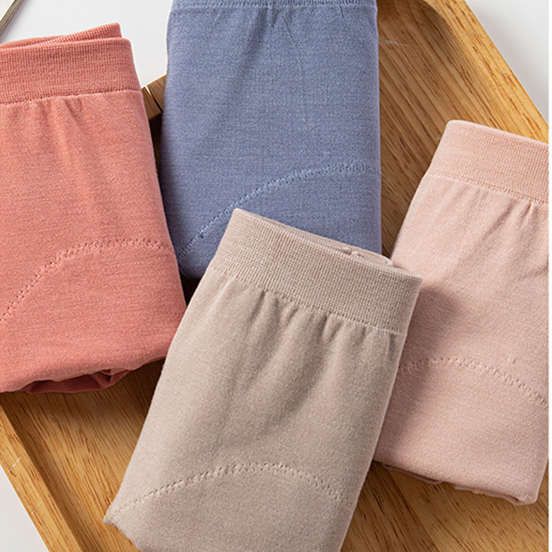 Menstrual Women Cotton Panties Antileakage High Waisted Type