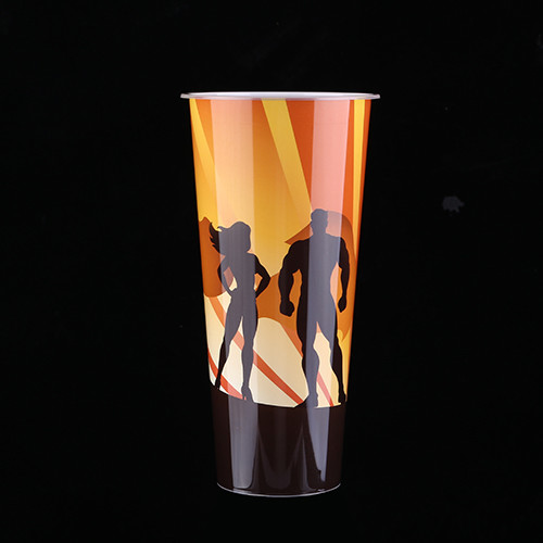 Eco reusable colorful logo printed biodegradable takeaway custom coffee cups plastic coffee cup disposable with lids