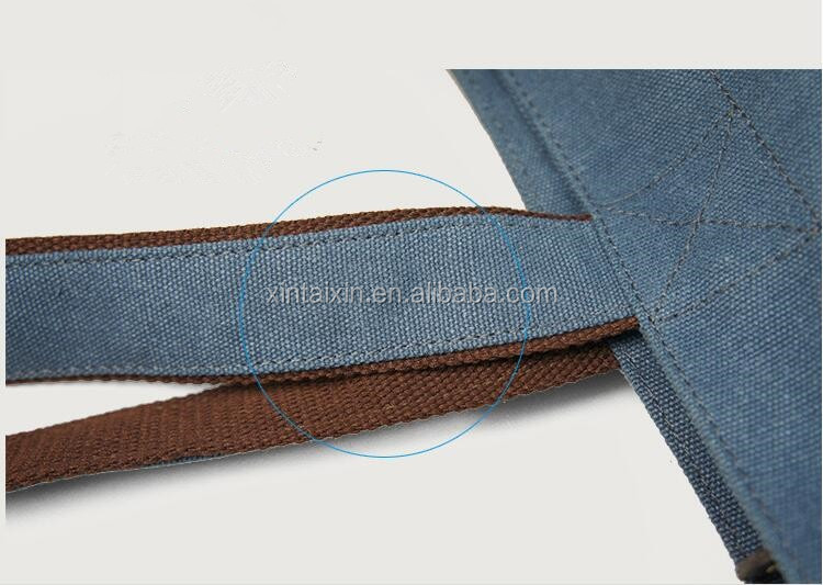 Promotional high quality Folding men canvas bag cotton portable informal casual tote handbag for traveling