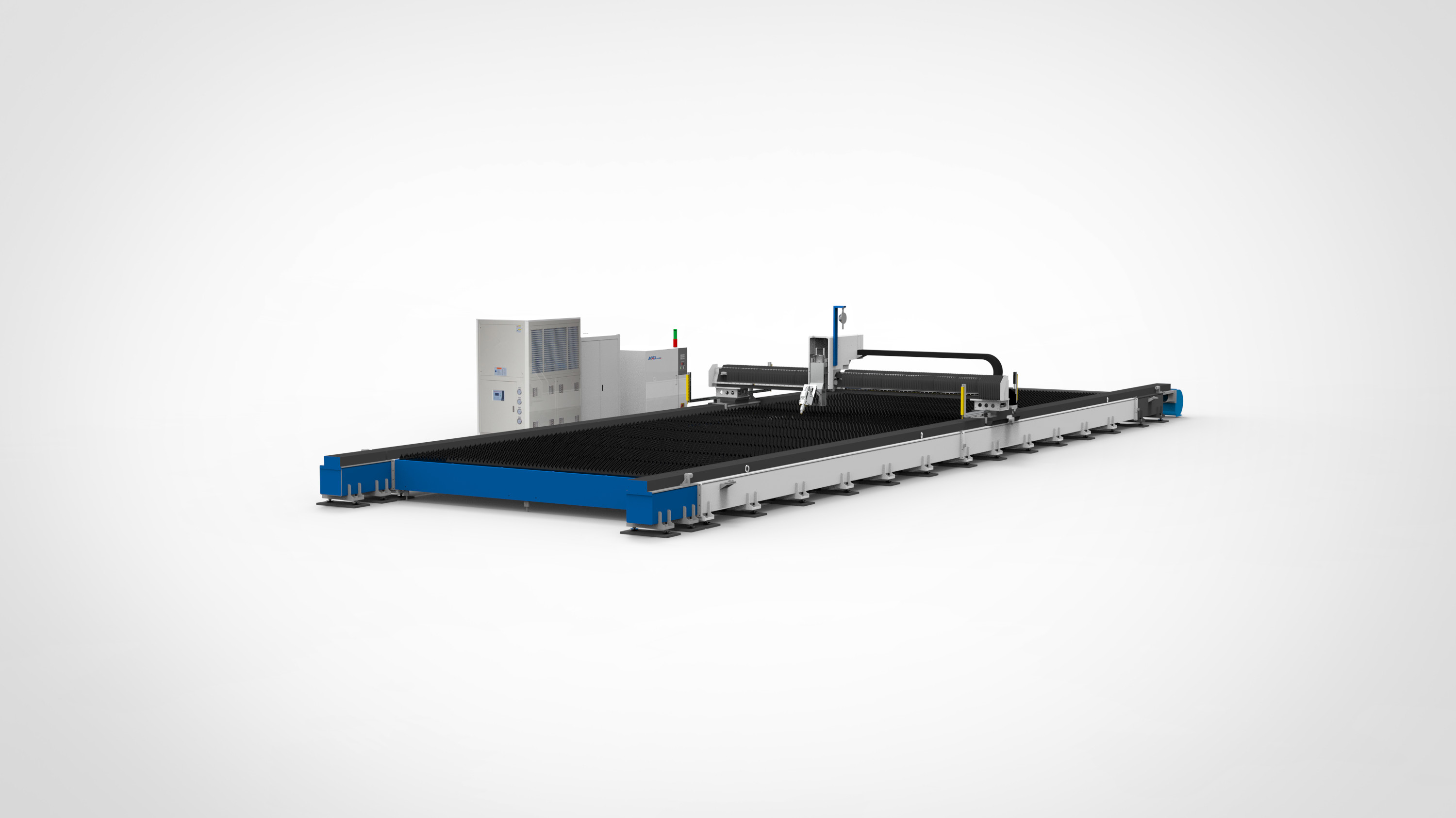 High Precision Sheet Metal Laser Cutting Machines With 80m/min Max. Cutting Speed Fiber Laser Water Cooling