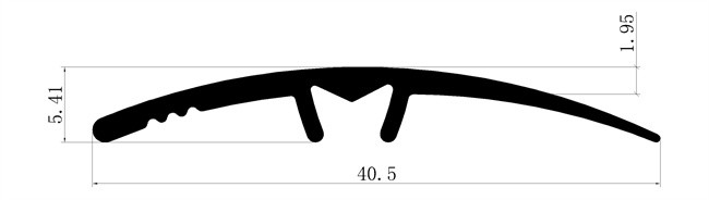 Matt Satin Threshold Floor Transition Strip 40.5mm Width OEM