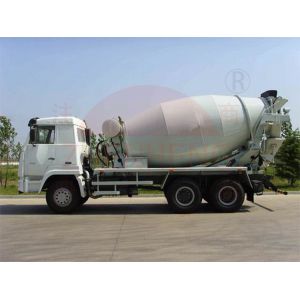 10m3 Hydraulic Concrete Mixing Truck With Tank Update Drum On Site High Speed