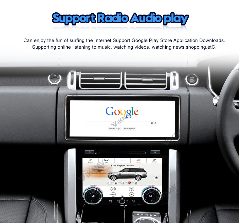 2Din Range Rover Car Stereo GPS Navigator For Right Hand Driving Type
