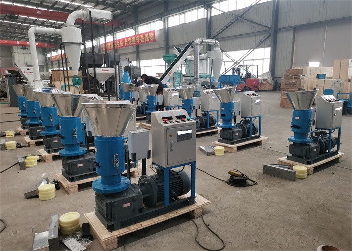 250~500kg/h roller rotate wood pellet mill biofuel straw sawdust pellet making for home heating 1 warranty