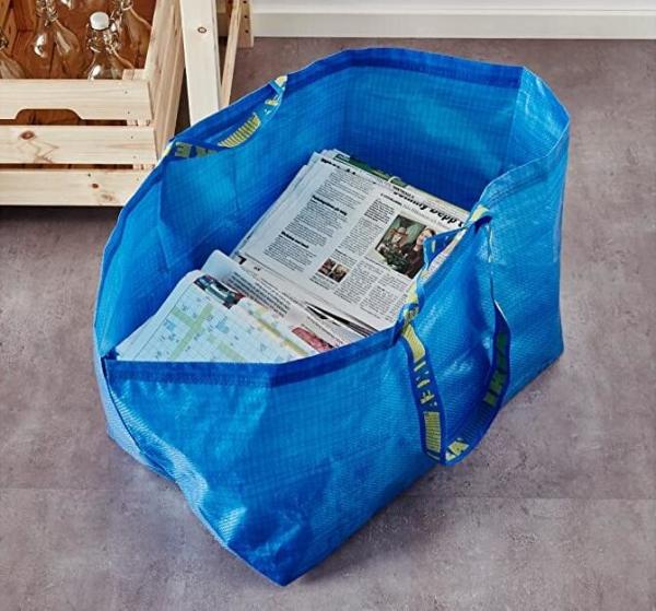 Packing Bags Eco Friendly Recycle Reusable Pp Woven Shopping Bag Polypropylene Moving Supplies, Clothing Storage