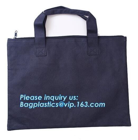 Custom clear window document non woven bag, Factory Price High Quality Laminated PP non woven bag laminated, bagease, pa