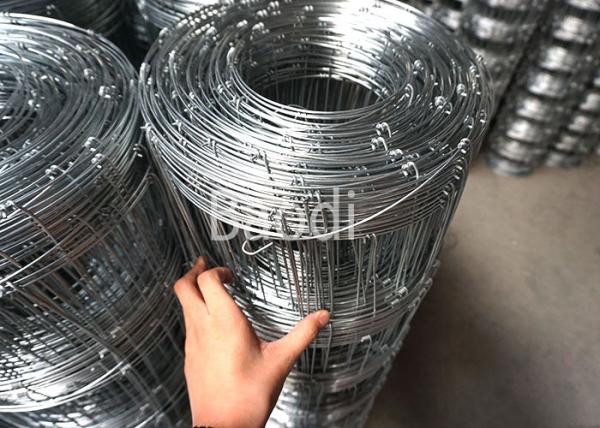 Galvanized Metal Wire Woven Field Fence Rolls 6" Mesh Hole Space Agricultural