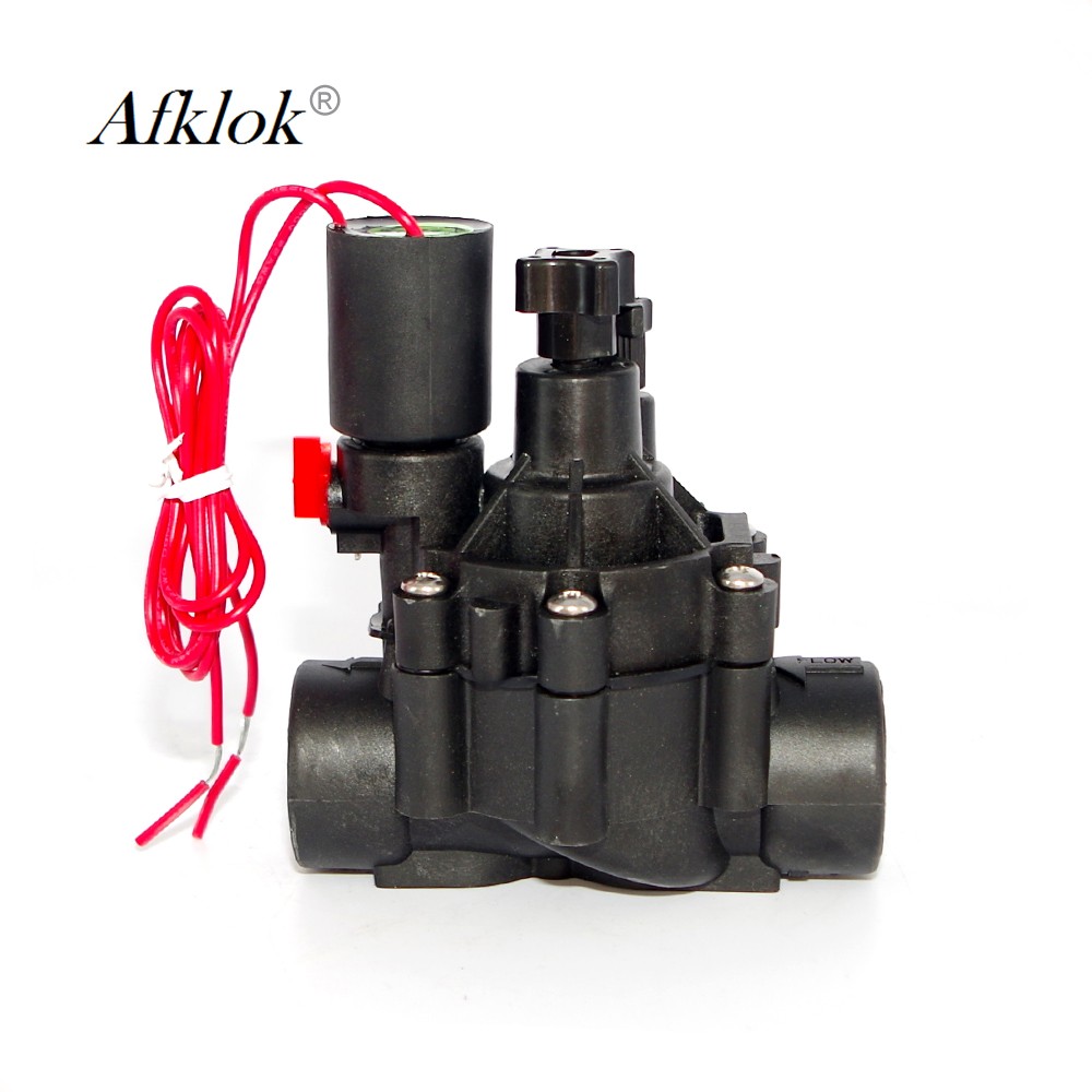 3/4 Inch Normally Closed Irrigation Valve Solenoid Water with Timer