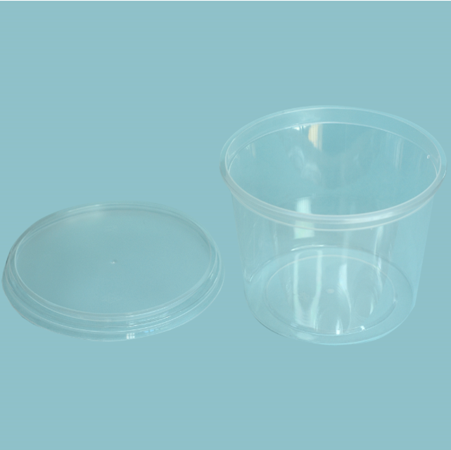 Food Grade Pp Custom Logo Cup for Ice Cream Empty Cup With Cover For Milk Packaging