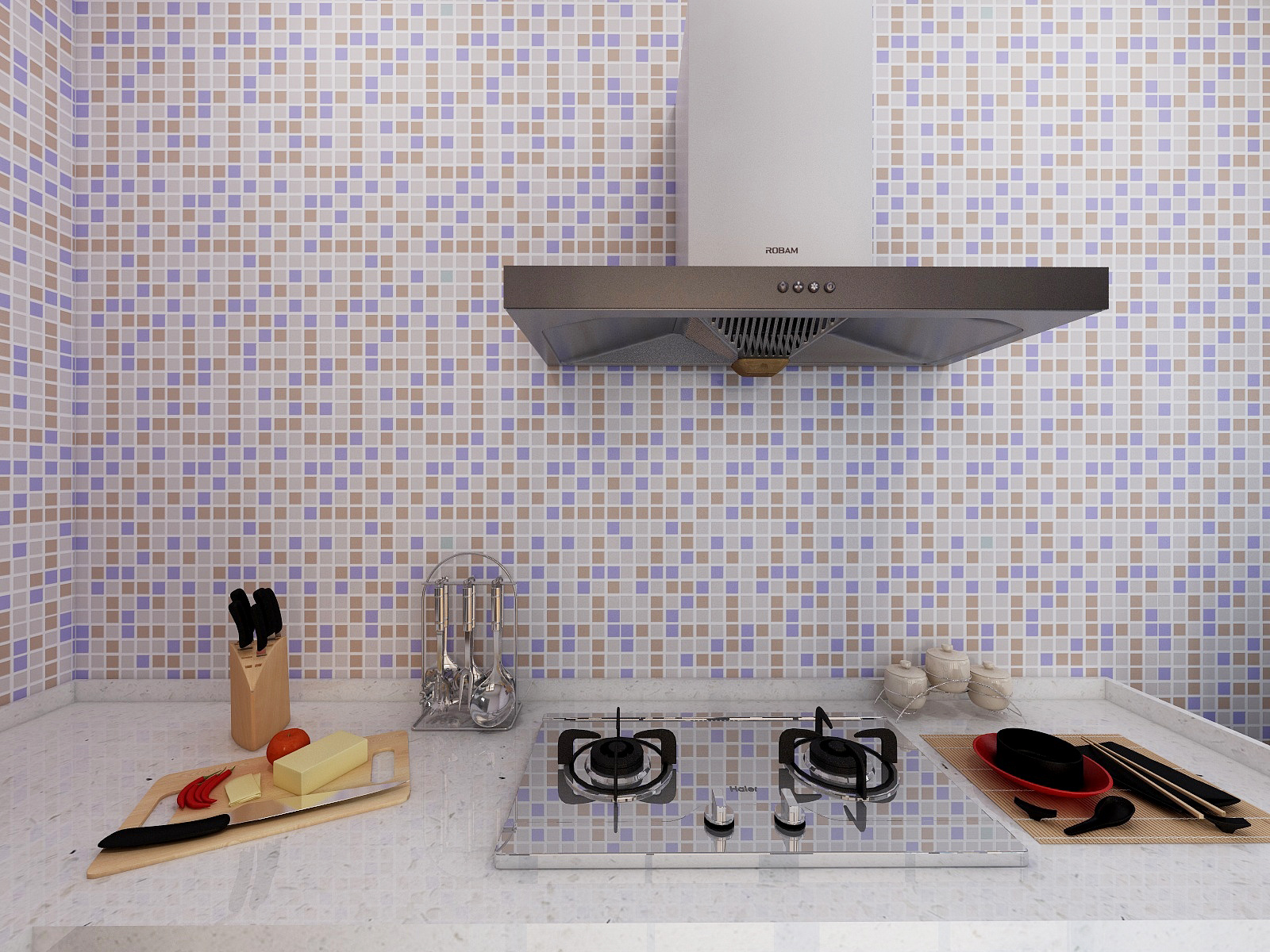 Moisture-Proof Ceramic Tiles 3D Wallpaper for Kitchen Wallpaper Bathroom 3d Wall Stickers