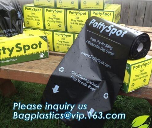 Branded dog poop bags / pet waste bag / bags on roll, Amazon Eco-Friendly