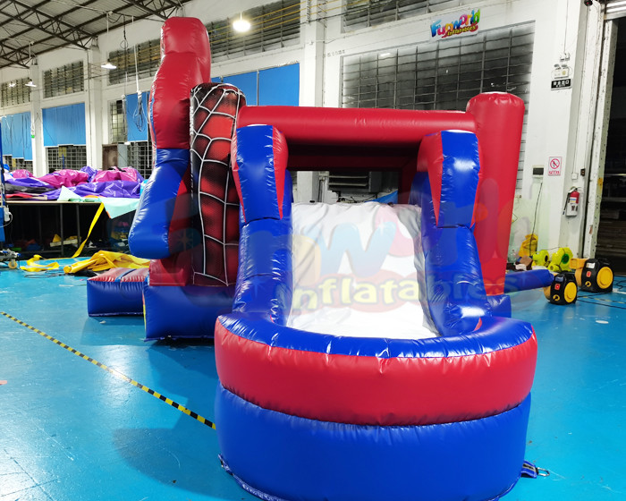 1000D Superhero Bounce House Combo Inflatable Jumping Castle