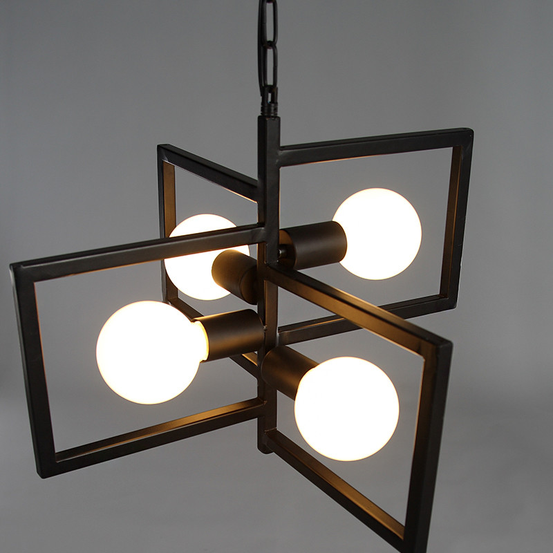 Vintage Square farmhouse pendant lights for Kitchen Dining room (WH-VP-31)