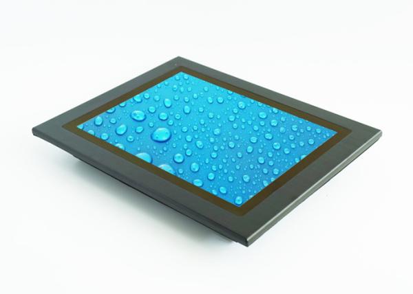 Waterproof Capacitive Touch Screen Monitor 1000 Nits Brightness 70°C High Temp