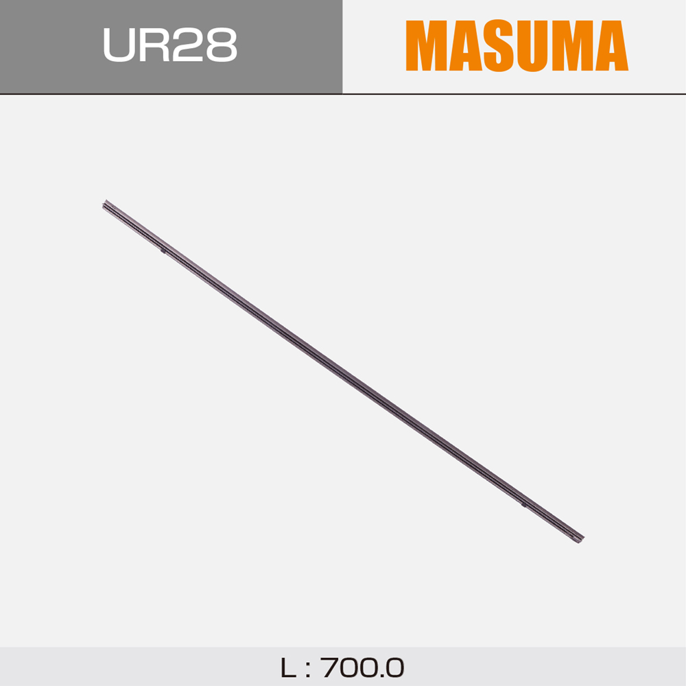 UR28 MASUMA Wiper Blade Strip The Perfect Replacement for 2009- Auto Chassis Vehicles