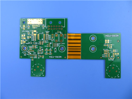 4 Layer 1.6mm Rigid Flexible PCB For Portable Sound Systems