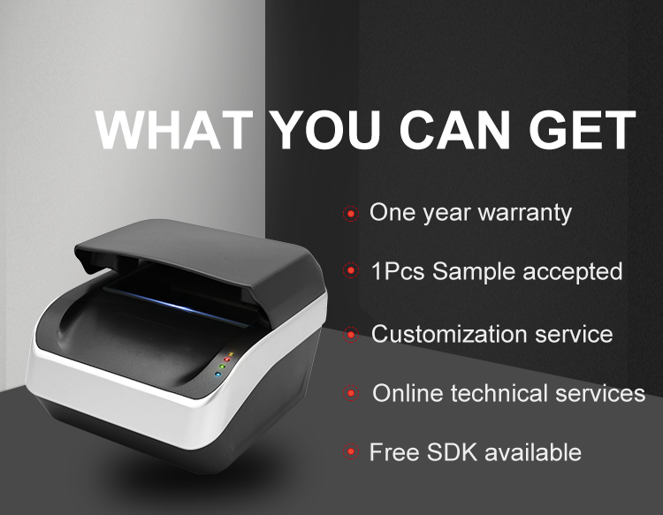 Integration Compact 500 dpi Passport Reader and ICAO 9303 Chip Card Reader for Casino Bar Check-In