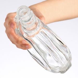 Glass Round Shape 700ml 750ml Clear Empty Flint Liquor Wine Vodka Tequila Bottle