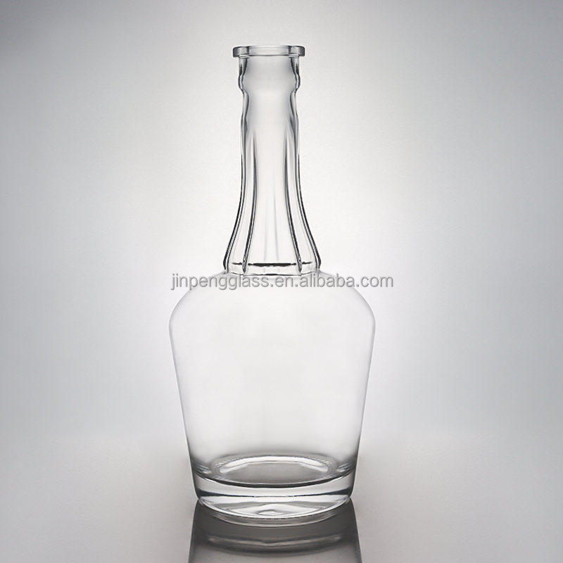 500ml 700ml 750ml 1000ml Long Neck Empty Glass White Wine Bottle with High Durability