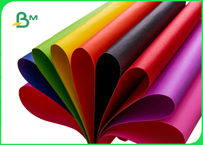  180g Colour Bristol Card Paper For Gift Wrapping Good Folding 64 * 90cm