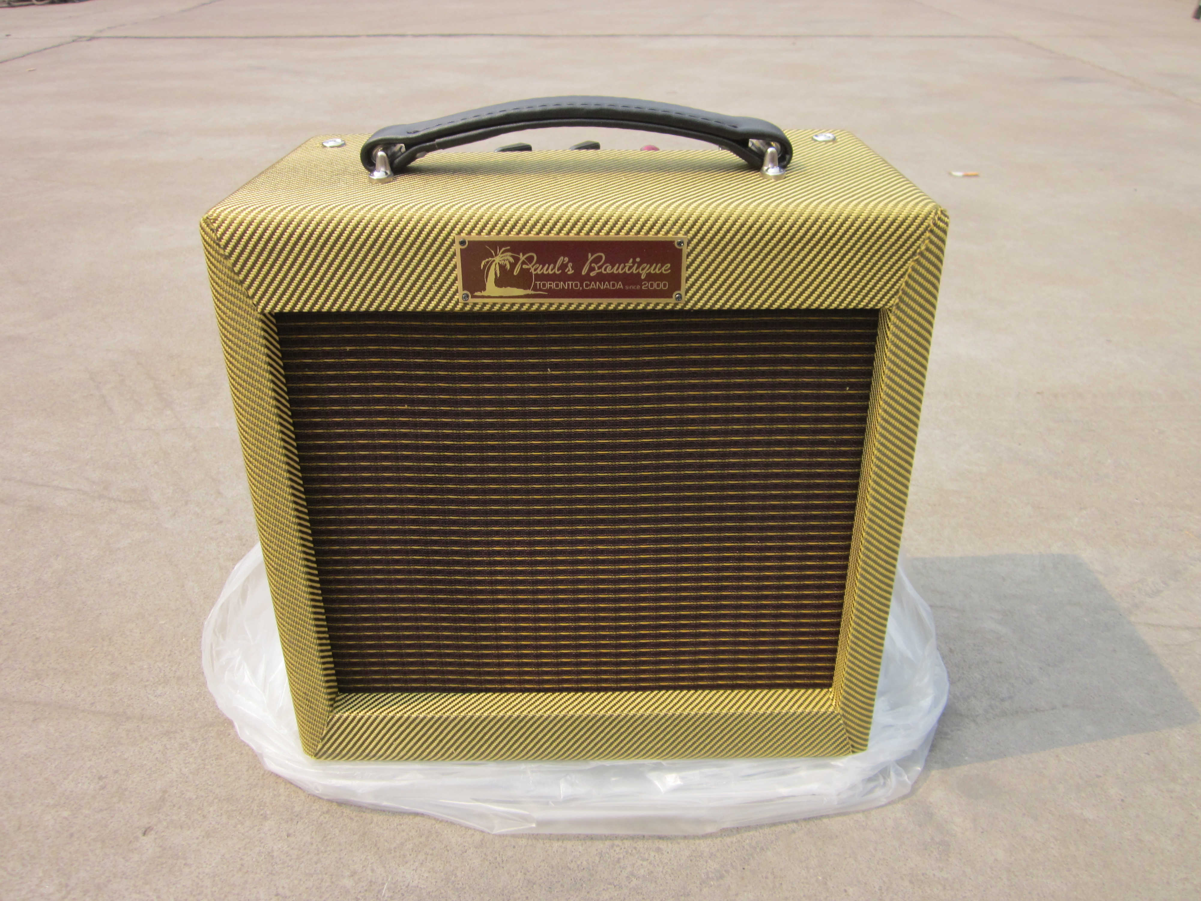 5F2A Style Champ Classic A Handmade Tweed Guitar Amplifier Combo 5W with Volume and Tone Control 1*10 Speaker