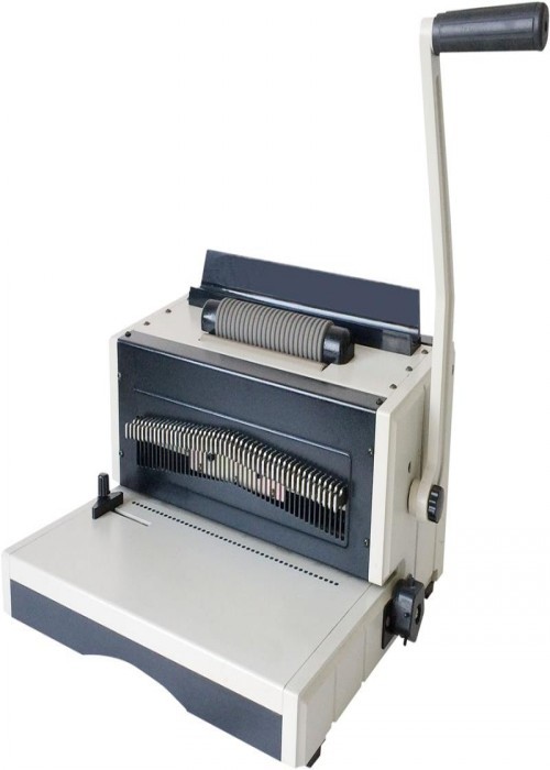 Electirc Single Spiral Coil Binding Punching Machine For Plastic /Metal Single Spiral Coil