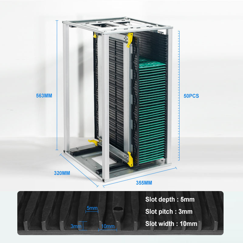 ESD SMT Magazine Rack For PCB Assembly PCB ESD Magazine Rack