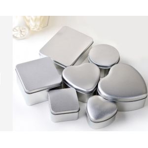 Moisture Proof Rectangular Candy Tins 0.25mm Airtight Tin Container